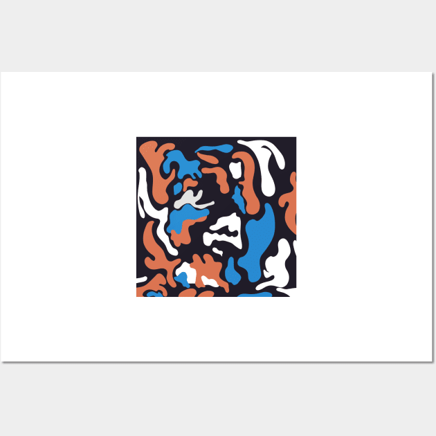 Abstract Camo Wall Art by lilydlin